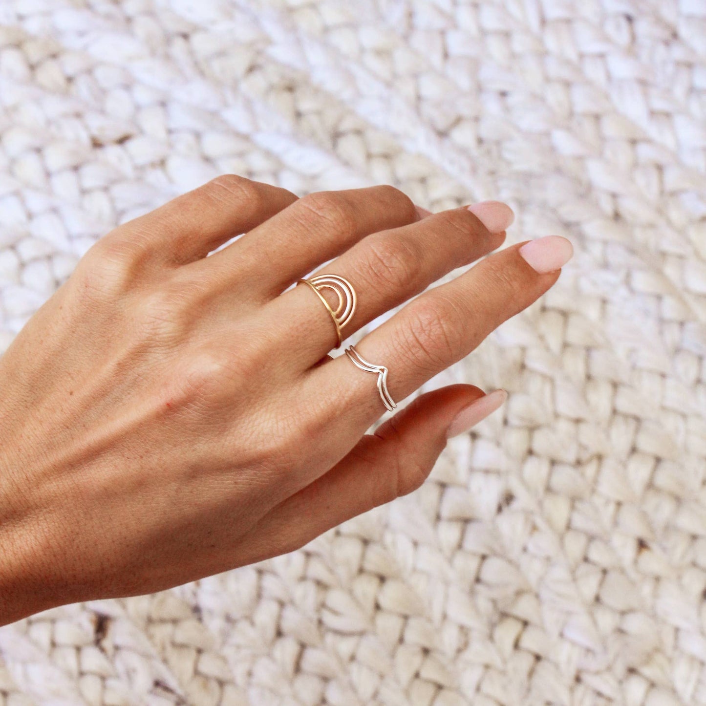 Follow Your Dreams Stacked Ring Set