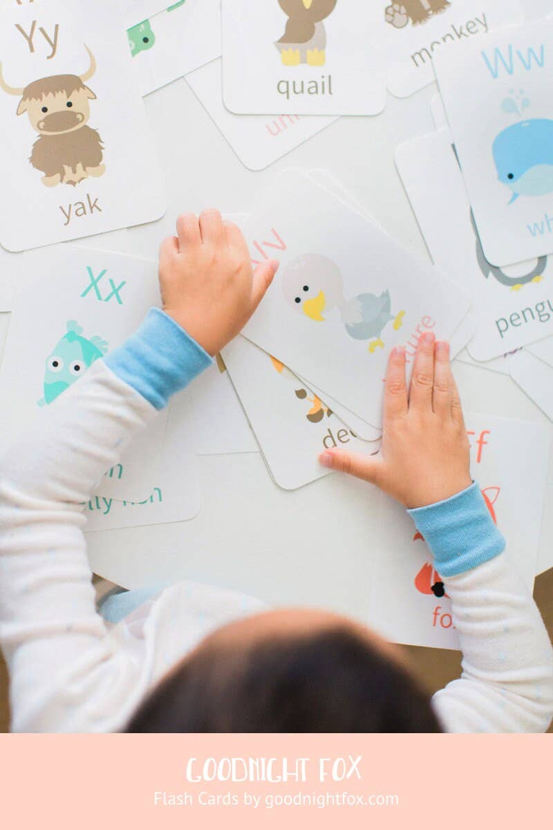 Toddler Mindfulness Flash Cards for Wellness Activities