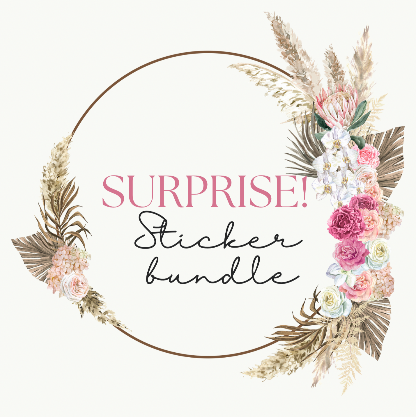 Surprise sticker bundle