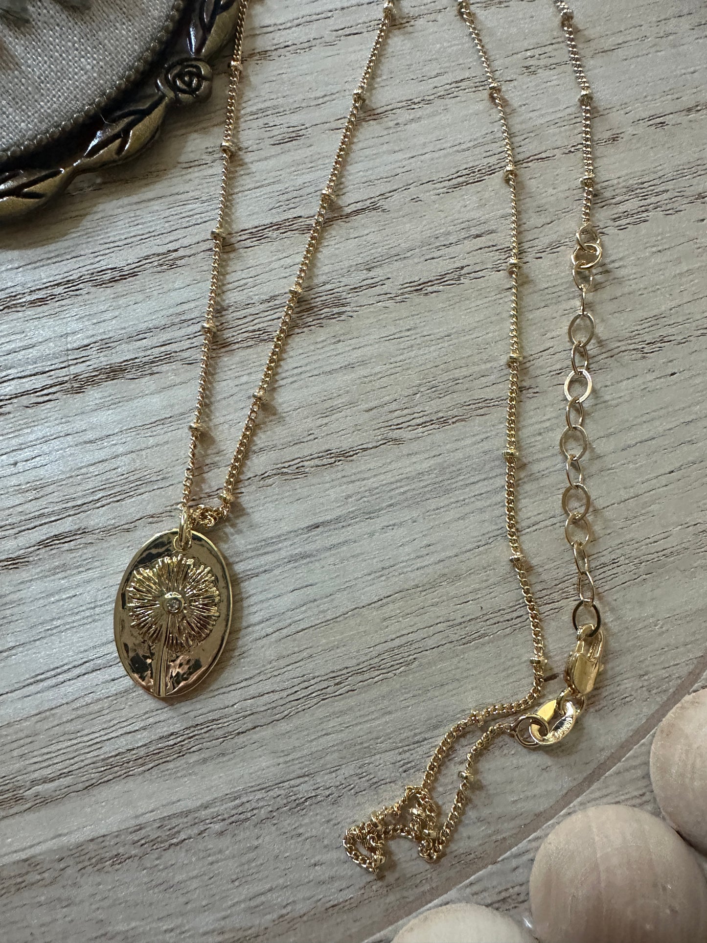 Dandelion Necklace