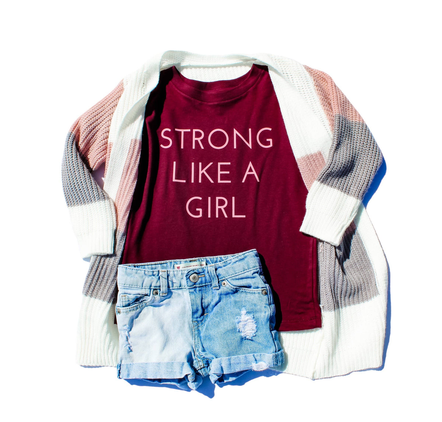 Strong Like a Girl | Girls Summer Shirt