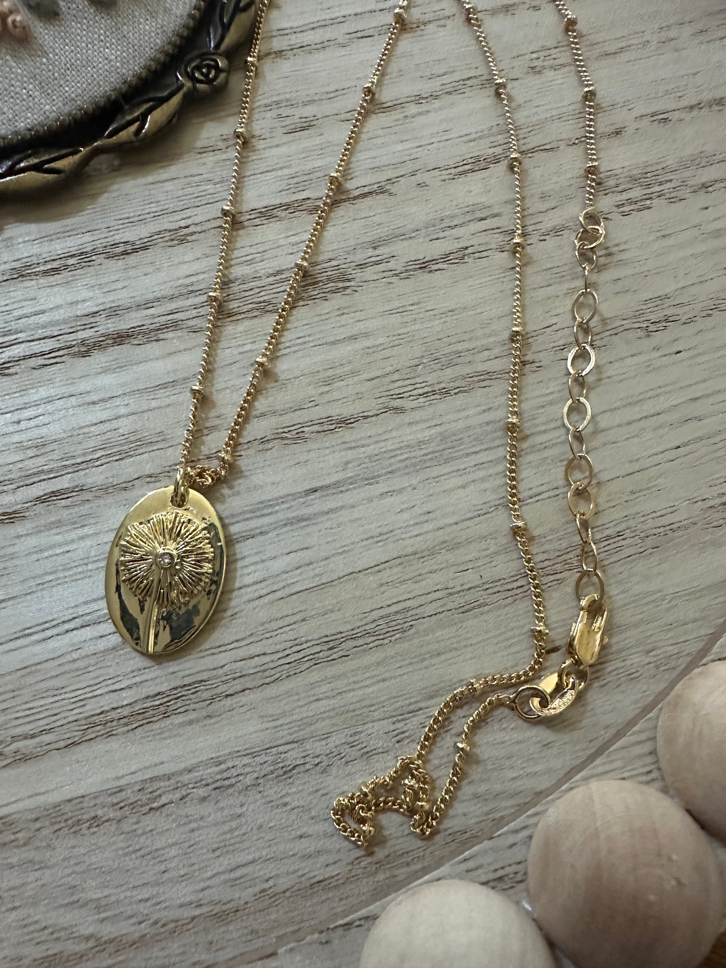 Dandelion Necklace