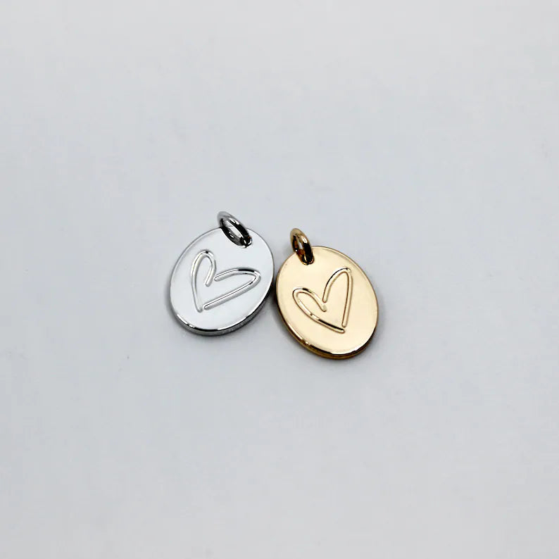 Inhale exhale necklace in silver