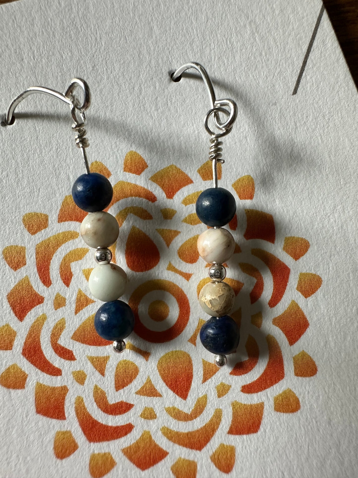 Lapis lazuli earrings