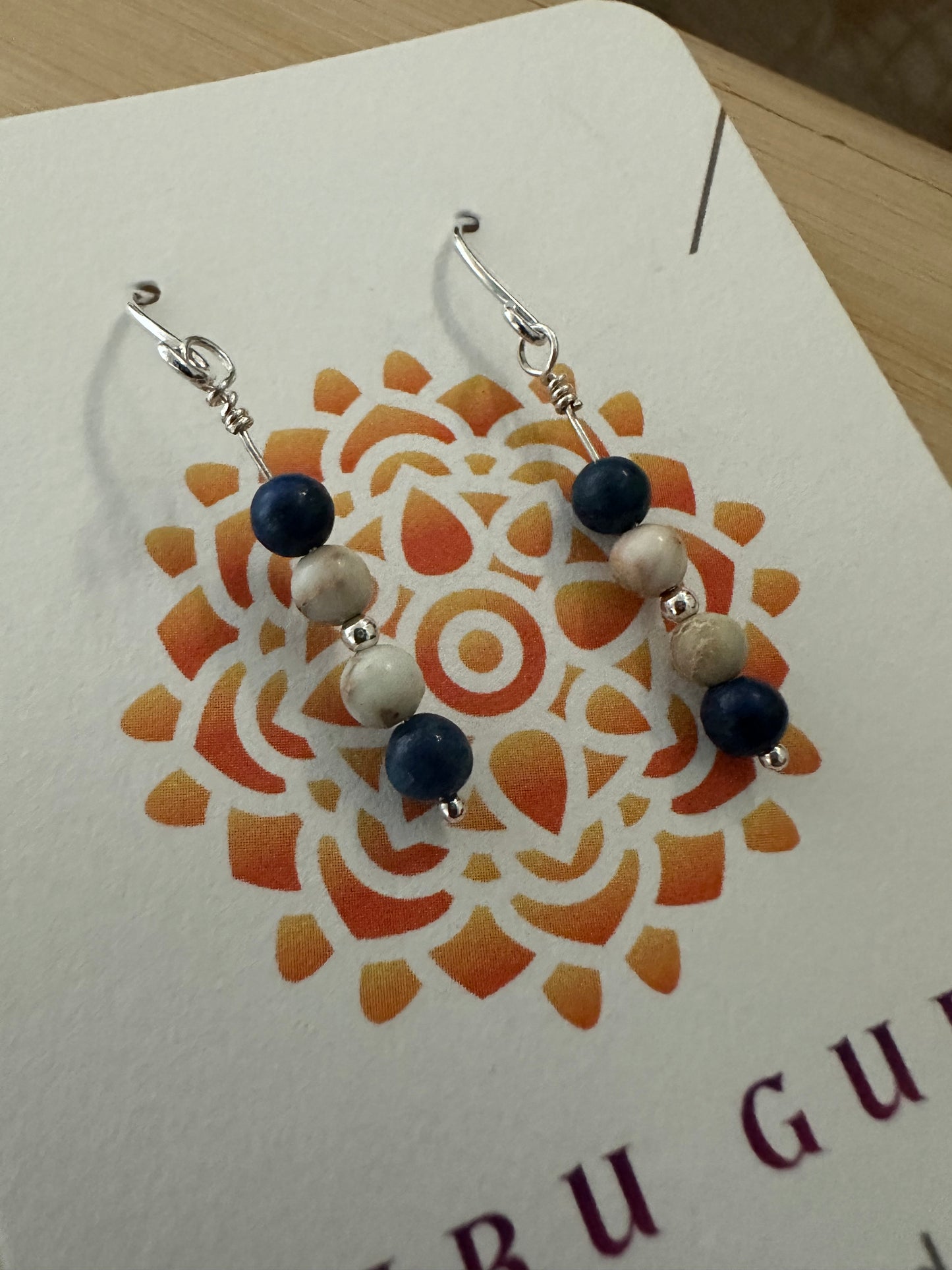 Lapis lazuli earrings