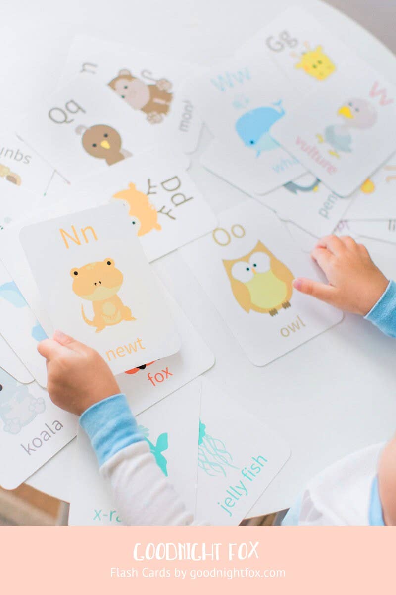 Toddler Mindfulness Flash Cards for Wellness Activities