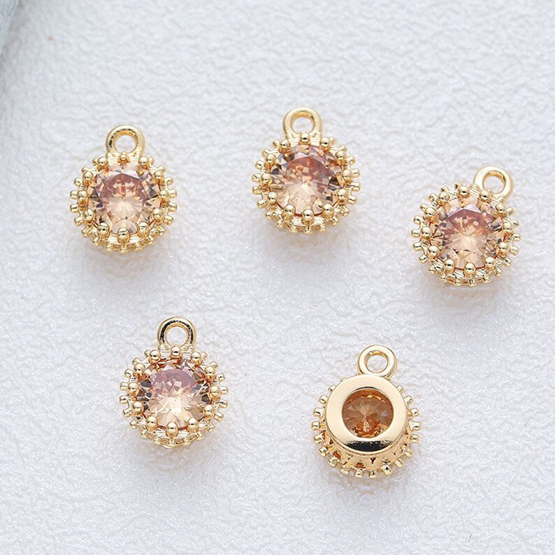 Champagne sun earrings