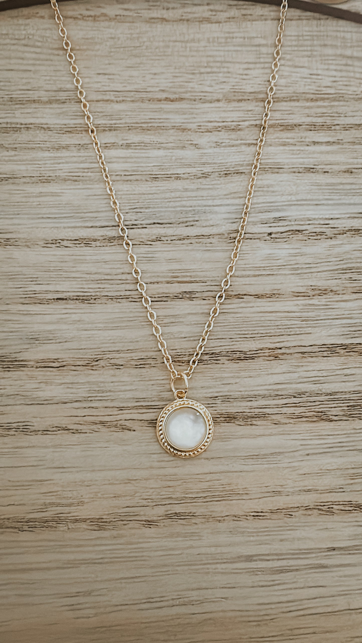 Circle Charm Necklace