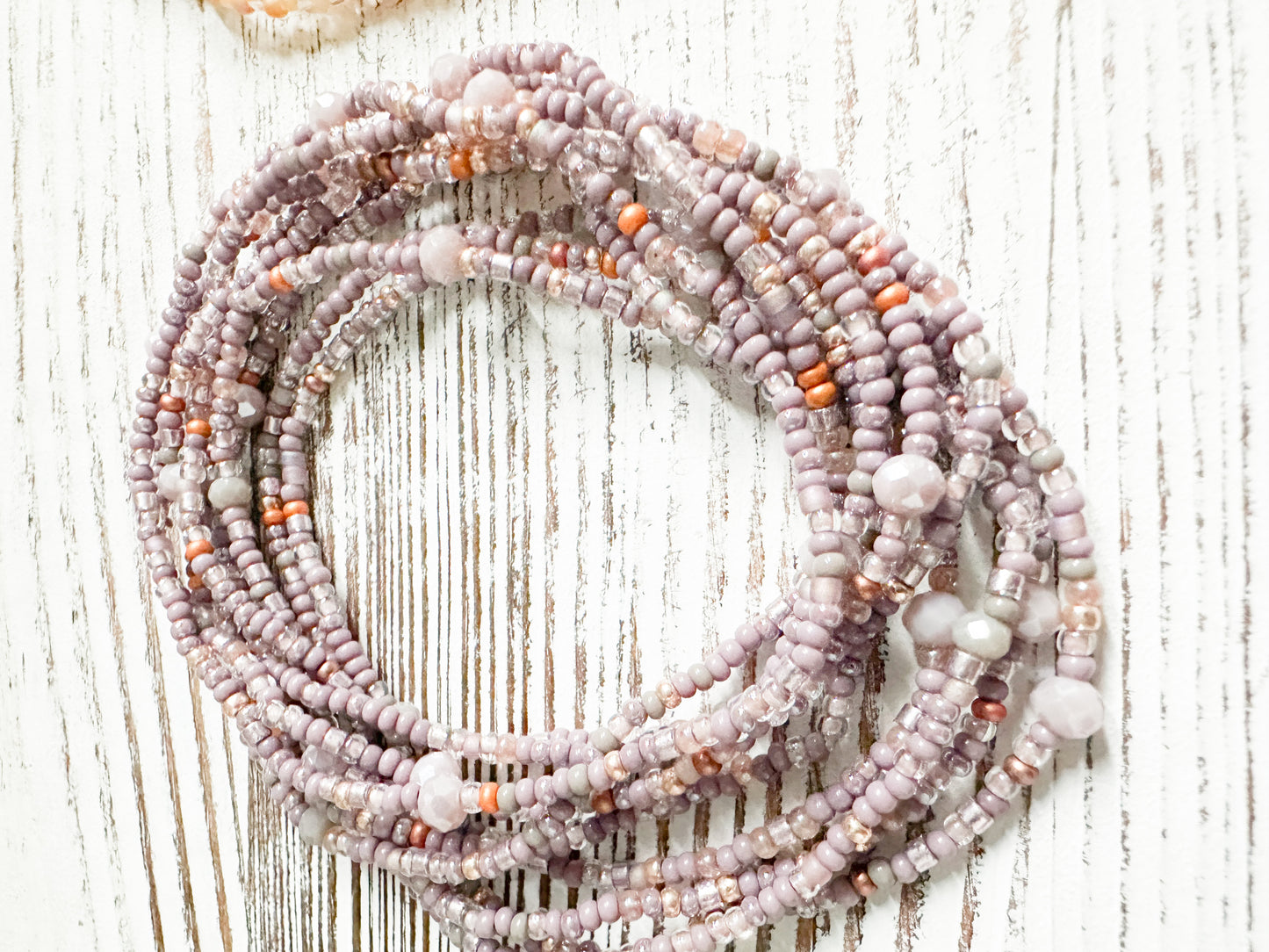 Summer sunset confetti bracelet, 1 individual strand