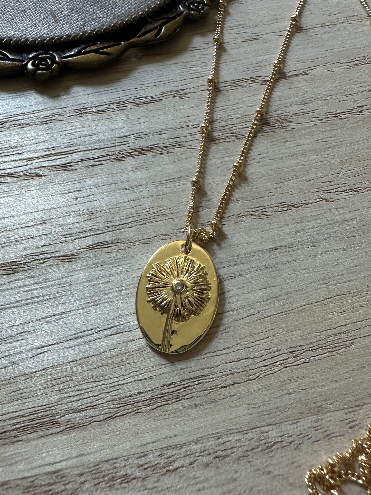 Dandelion Necklace
