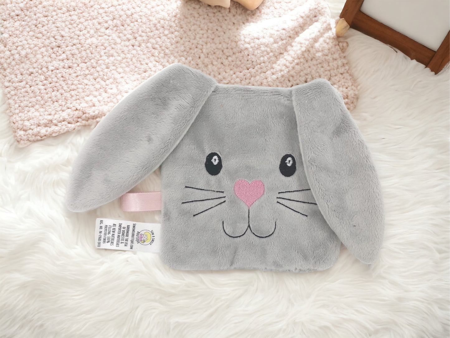 Bunny Crinkle Paper Toy
