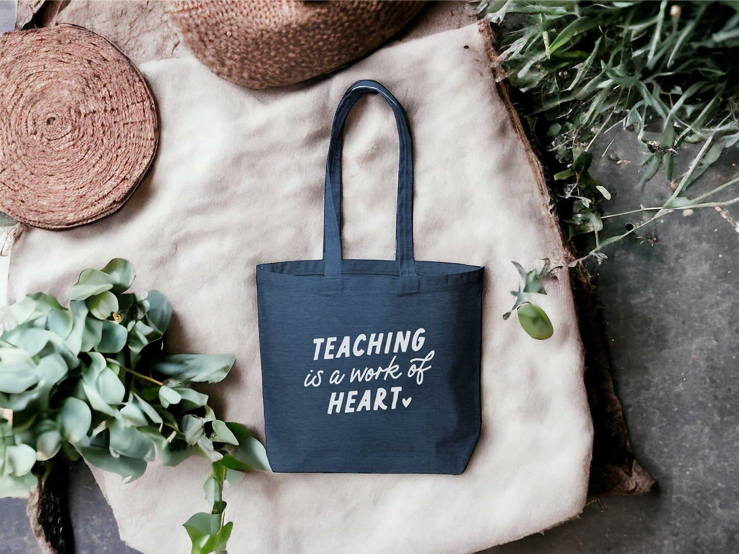 Teaching Is A Work of Heart Tote Bag