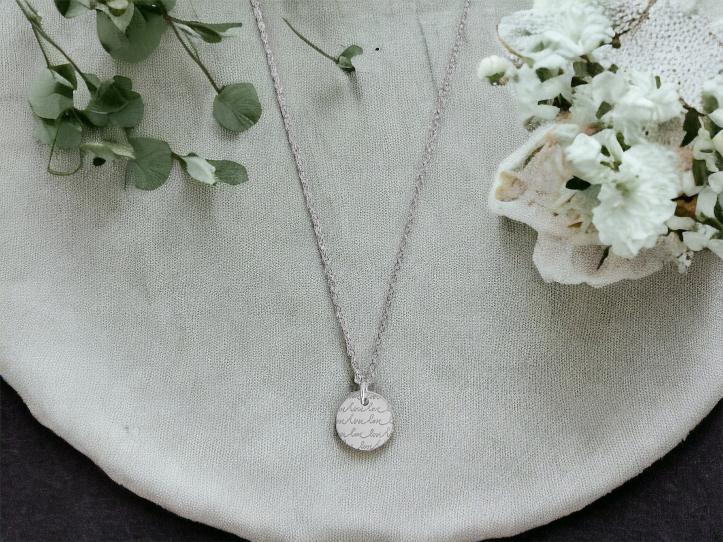 Necklace Love love Love - Silver