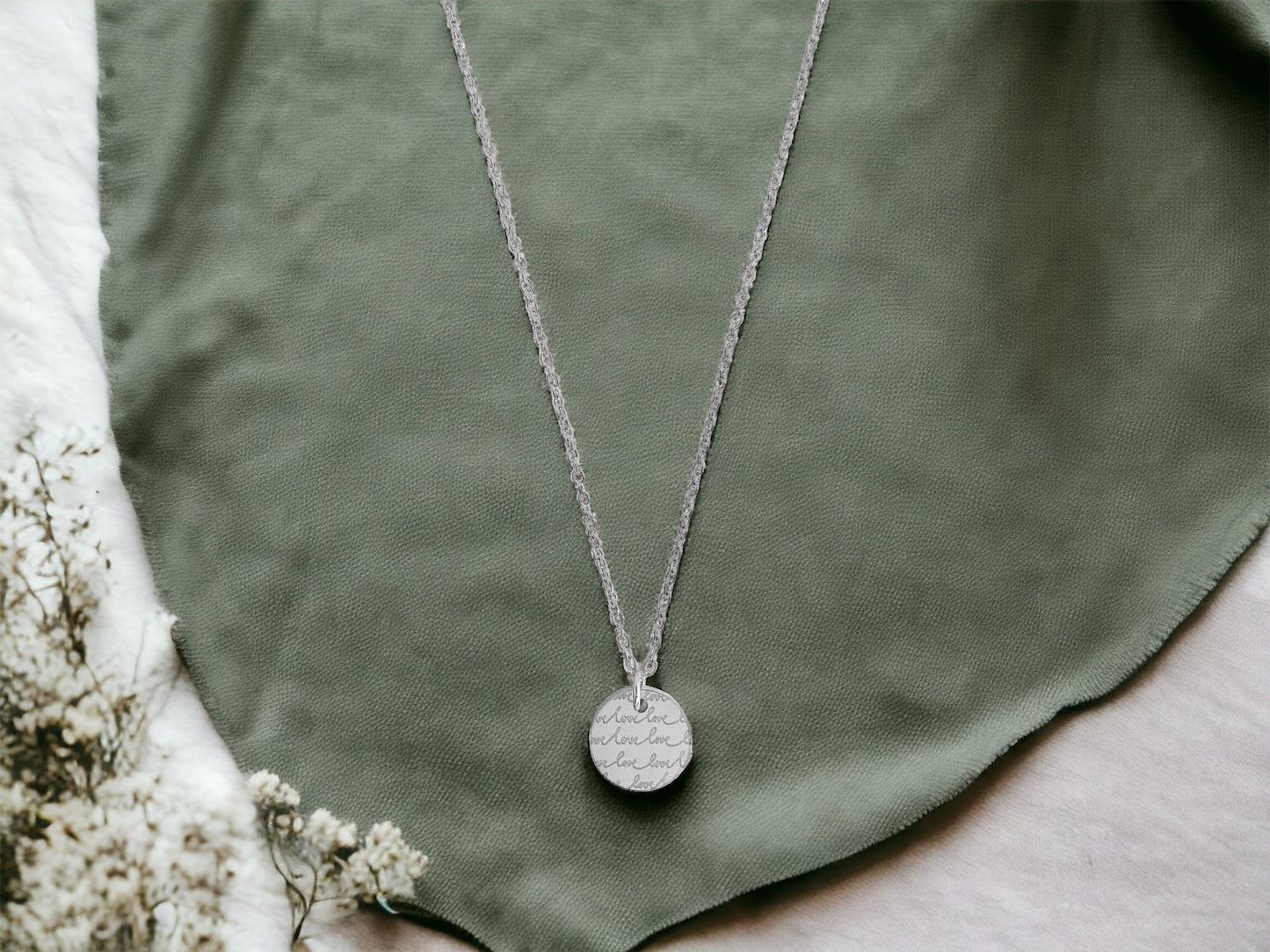 Necklace Love love Love - Silver