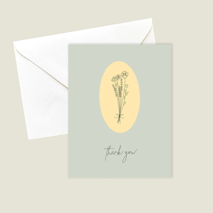 Thank You Bouquet card