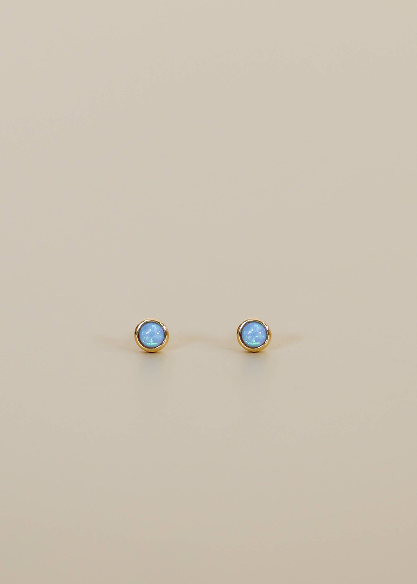 Simple Stud - Fire Opal- Earring