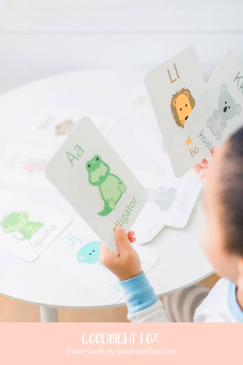Toddler Mindfulness Flash Cards for Wellness Activities