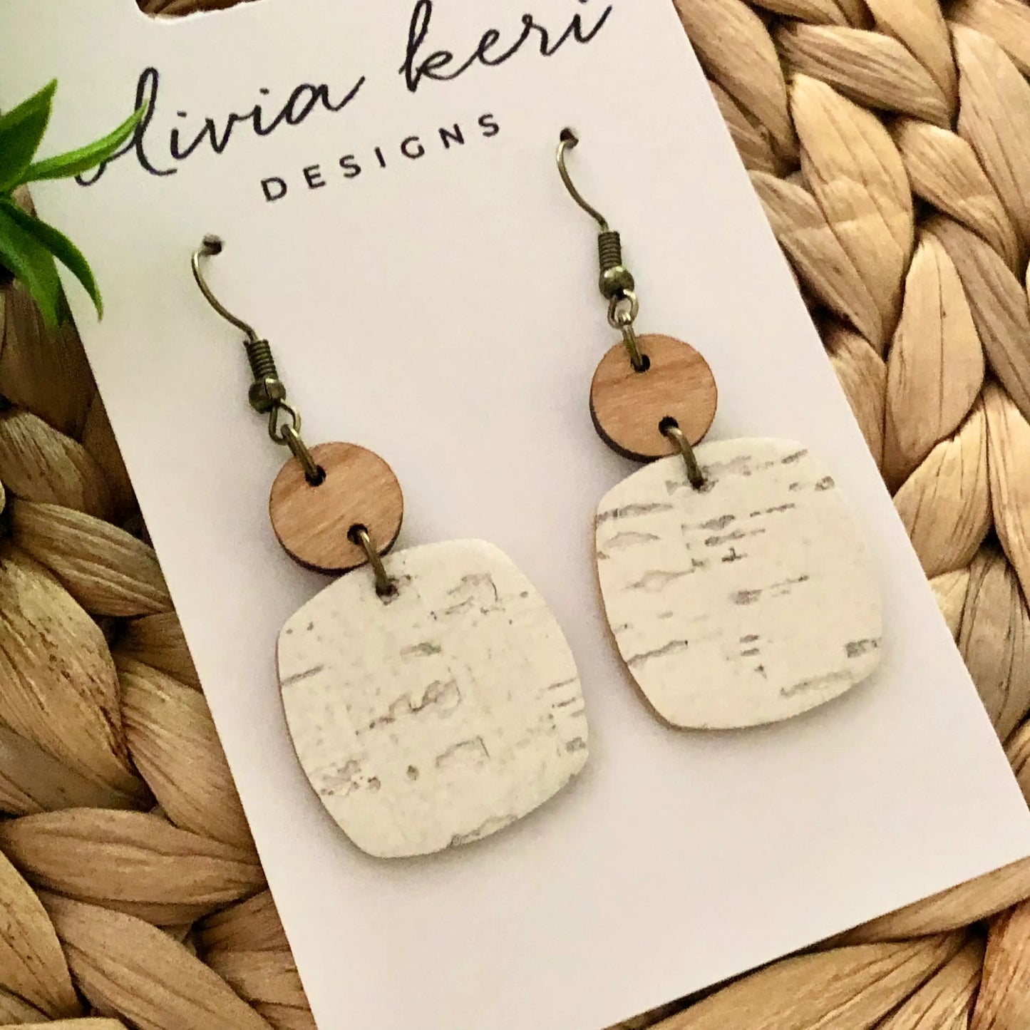 Nora - White Birch Earrings