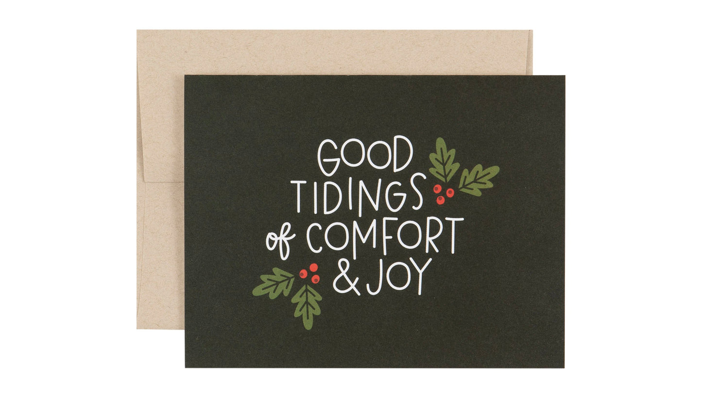 Good Tidings of Comfort & Joy Card