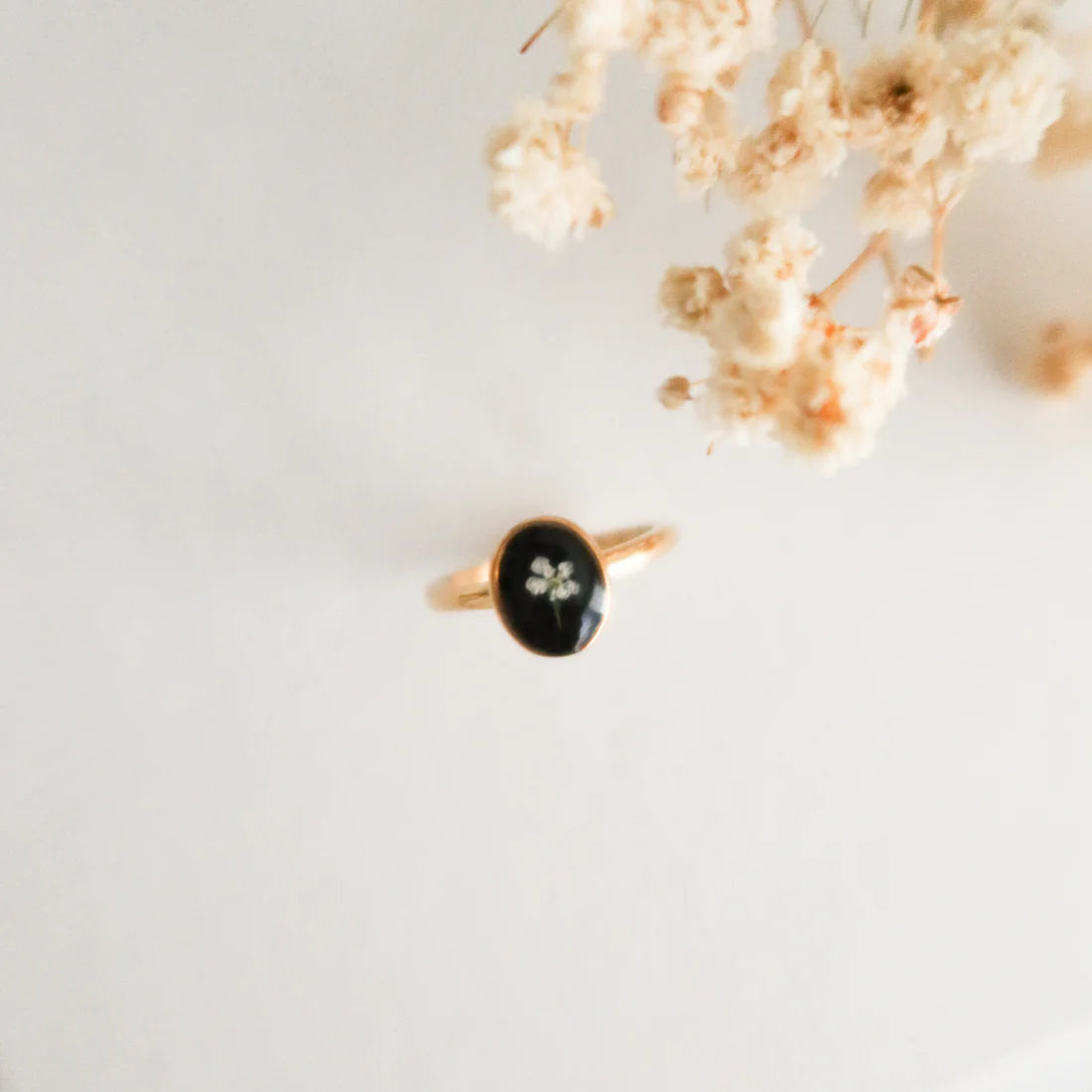 Starry Night Queen Annes Lace Ring, size 8