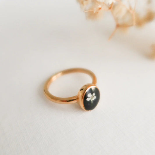 Starry Night Queen Annes Lace Ring, size 8