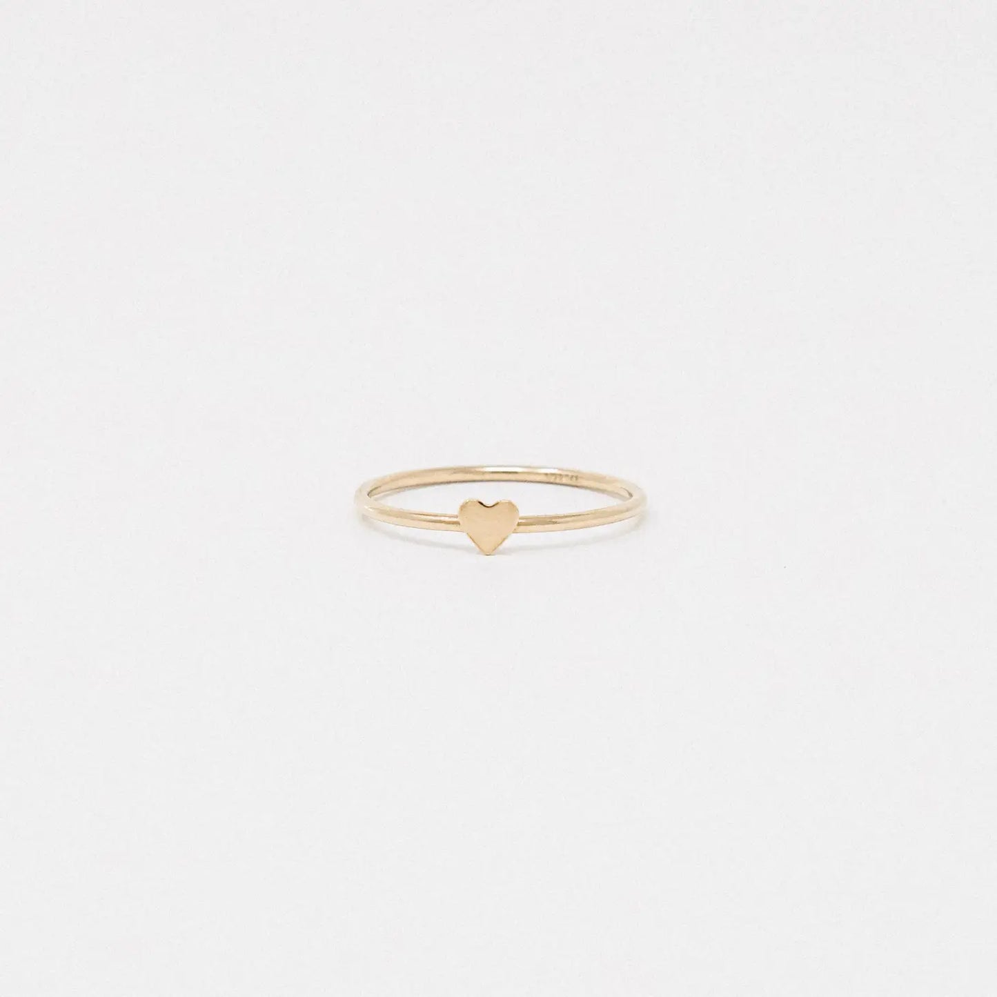 Autumn and June friendship Heart Ring