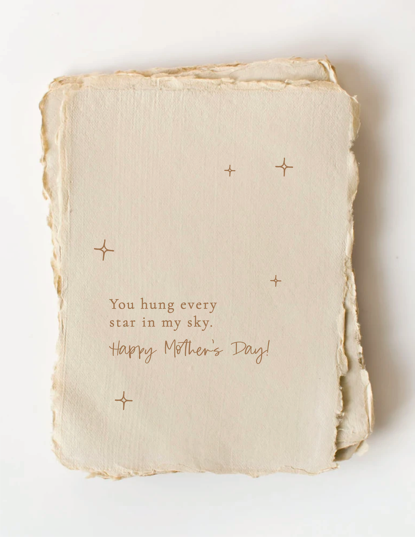 "You hung every star in my sky." Mother's Day Greeting Card