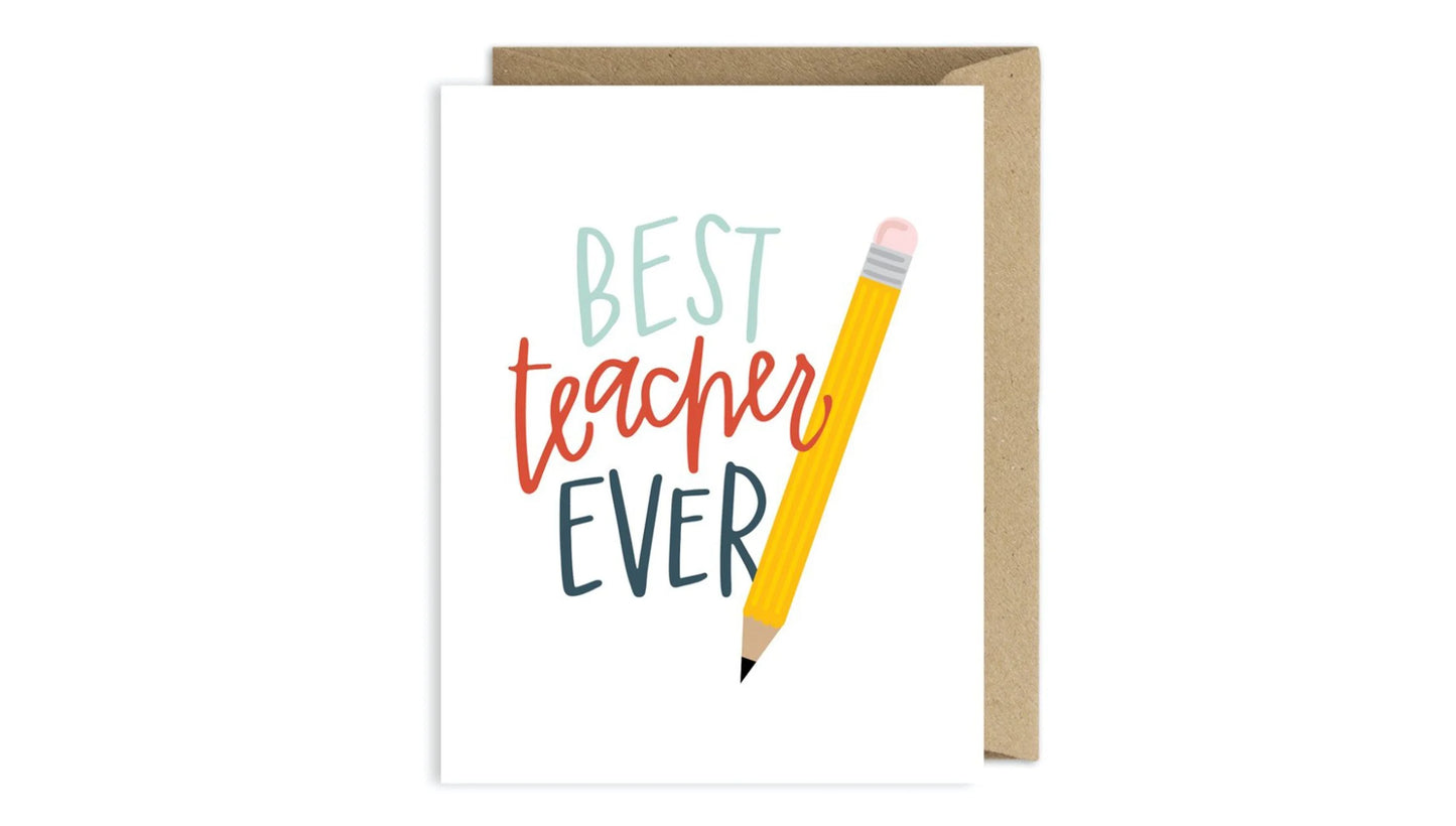 Best Teacher Ever Card