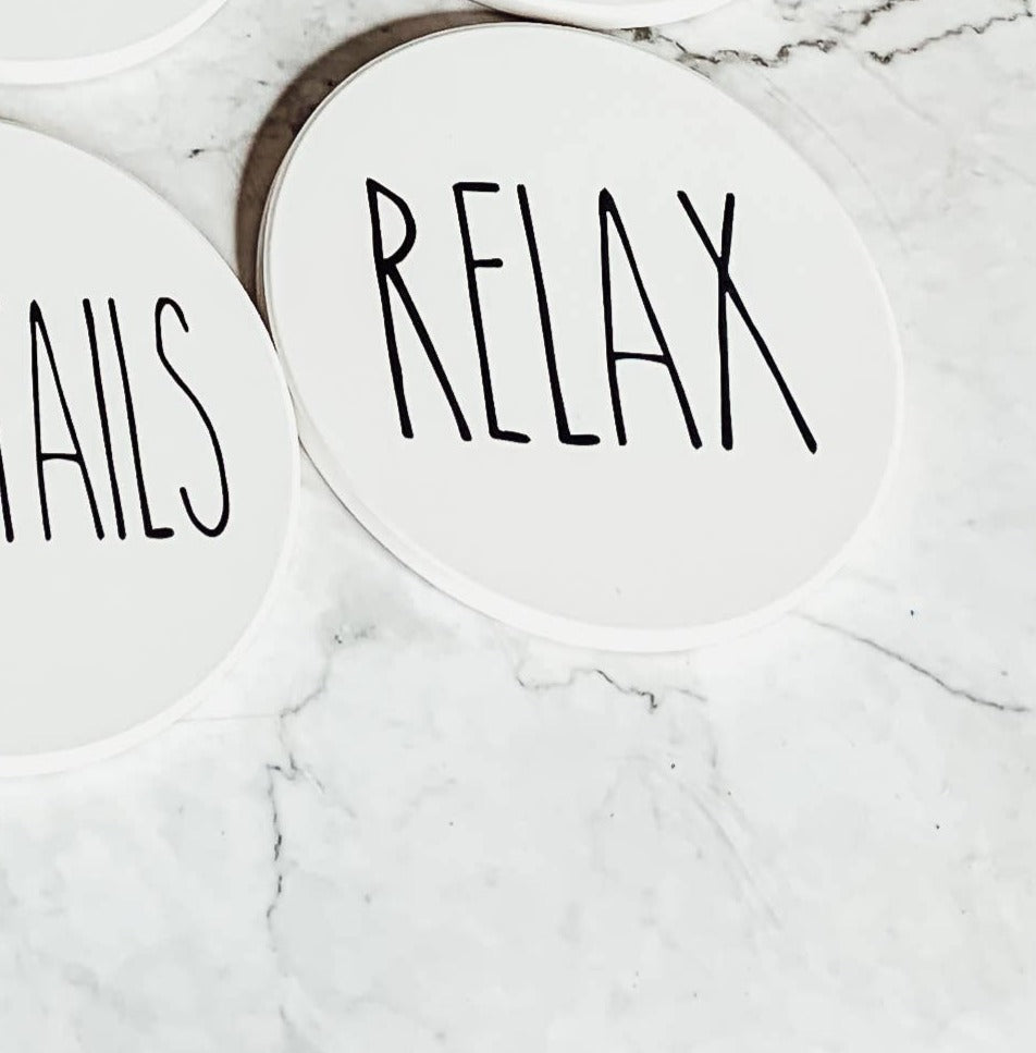 Relax Coasters, set of 2