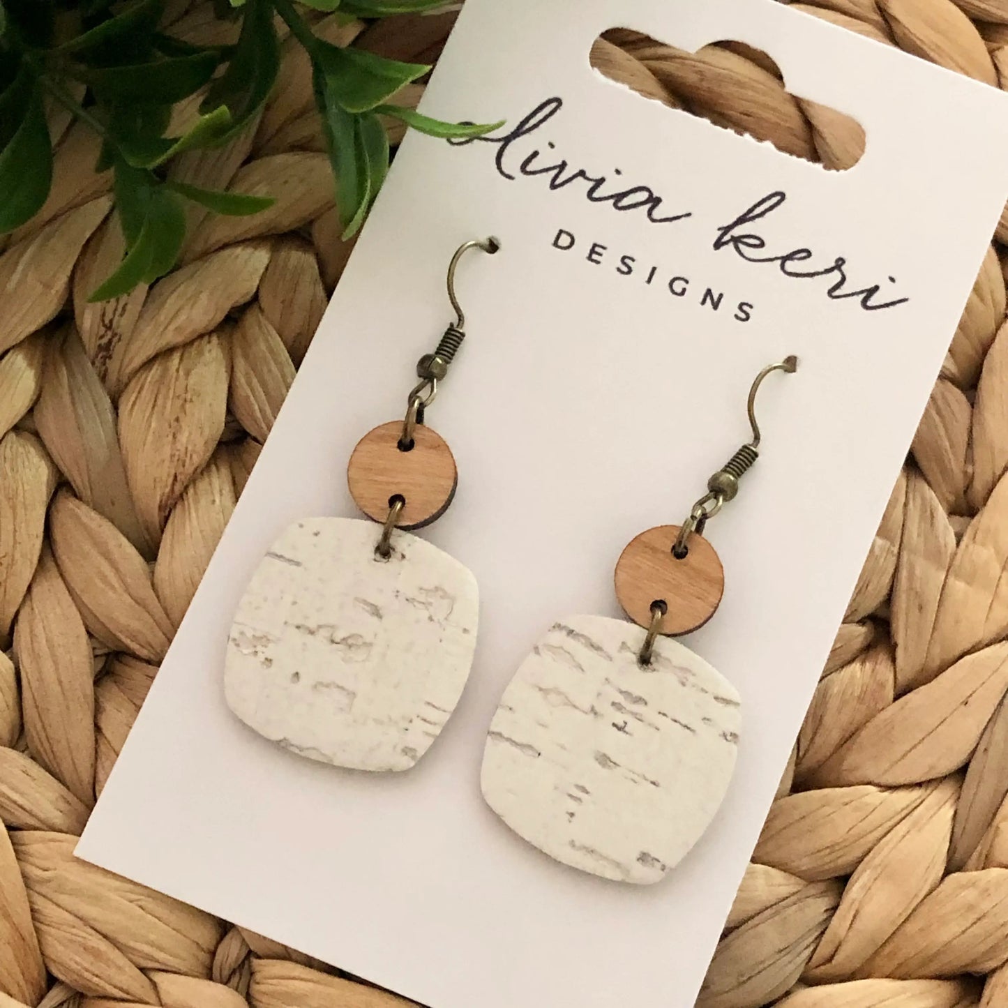 Nora - White Birch Earrings
