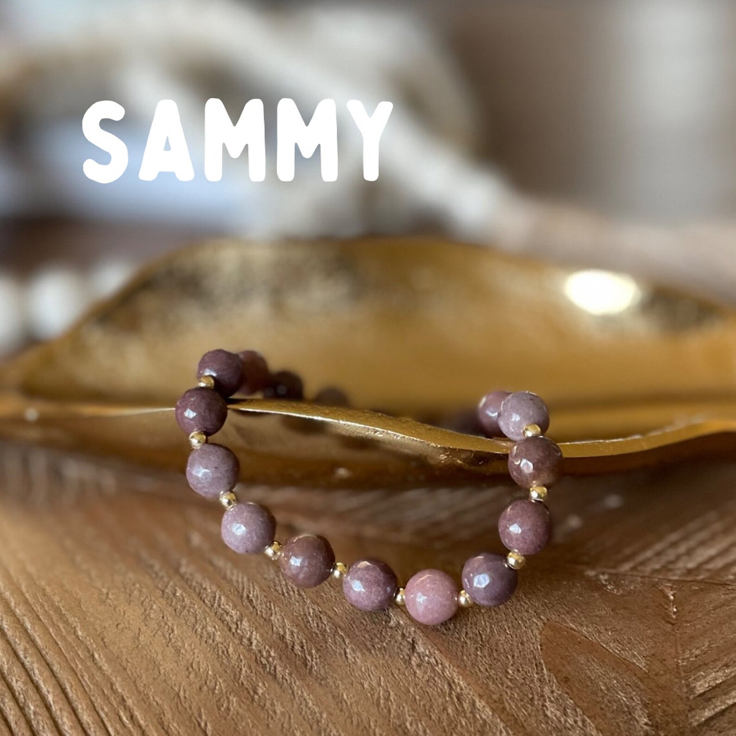 Poppies and Jules Aventurine Bracelet