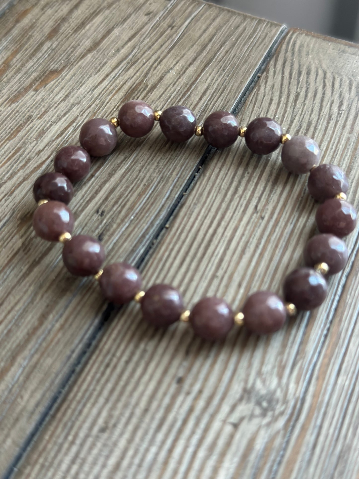 Poppies and Jules Aventurine Bracelet