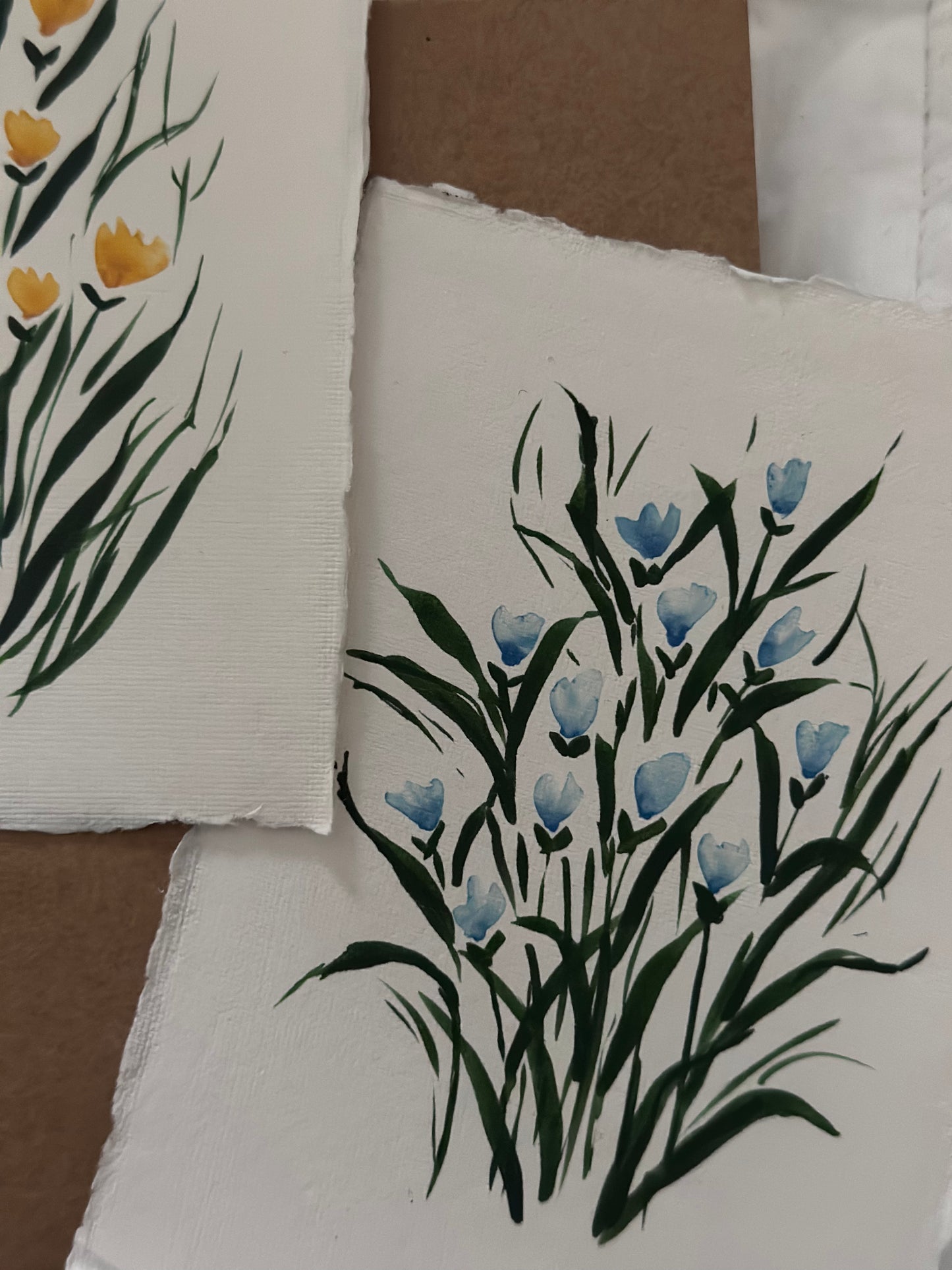 Simple Tulip Notecards on 100% Recycled Paper