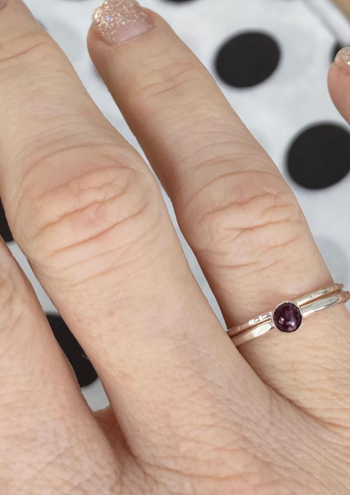 Stone ring set size 7