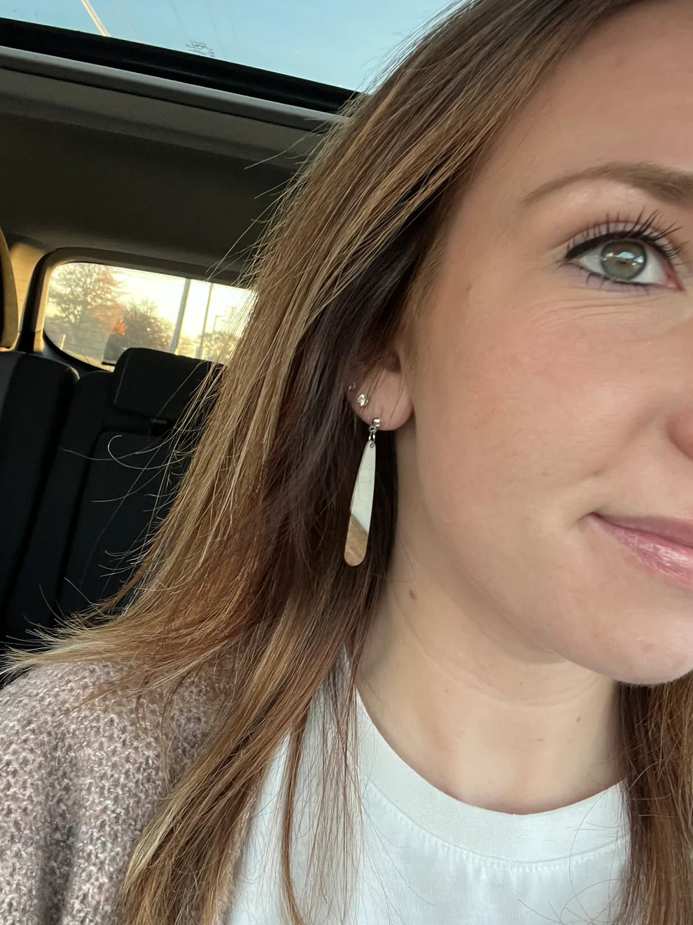 Sara Dangles | Wood & Resin Earrings