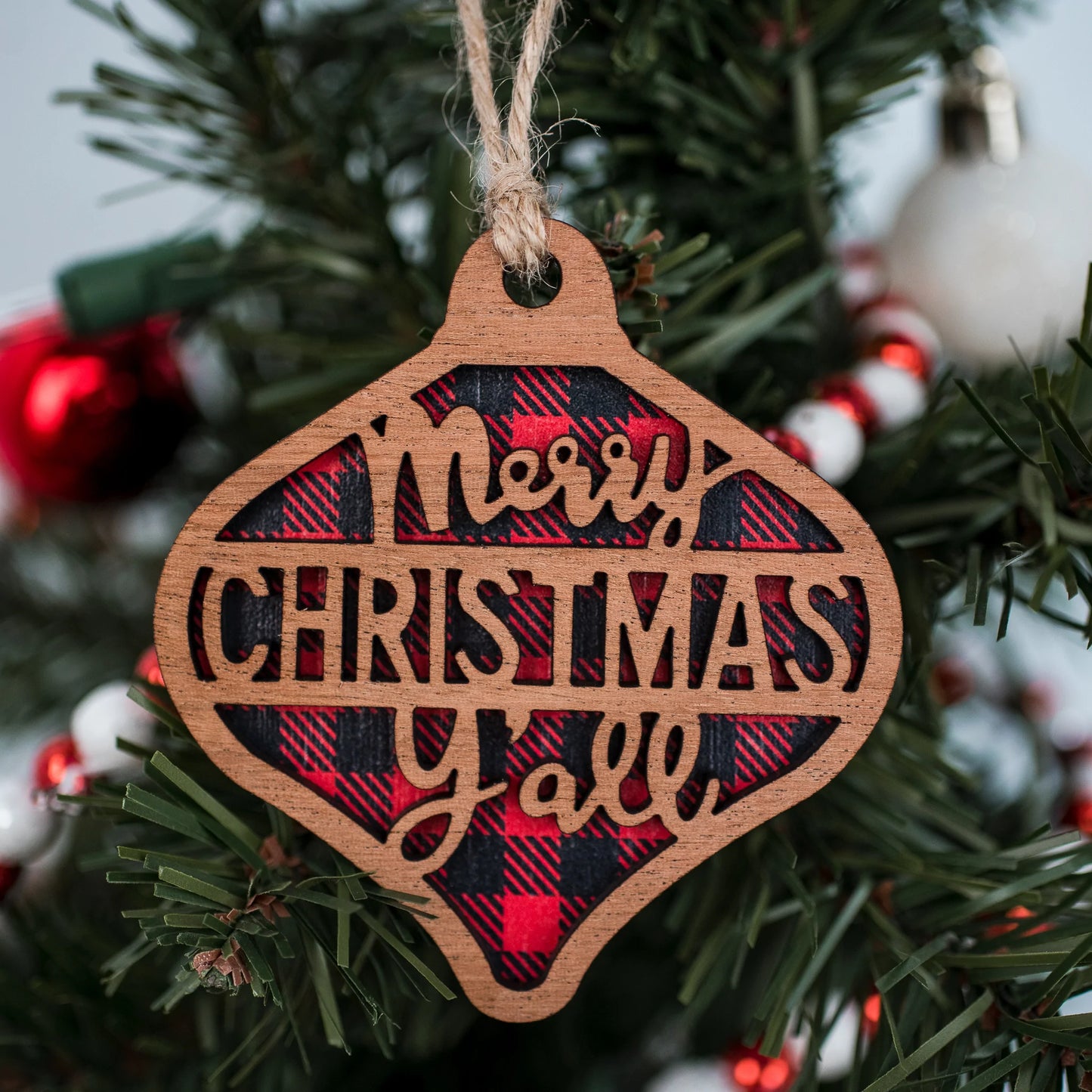 Merry Christmas Y'all Ornament