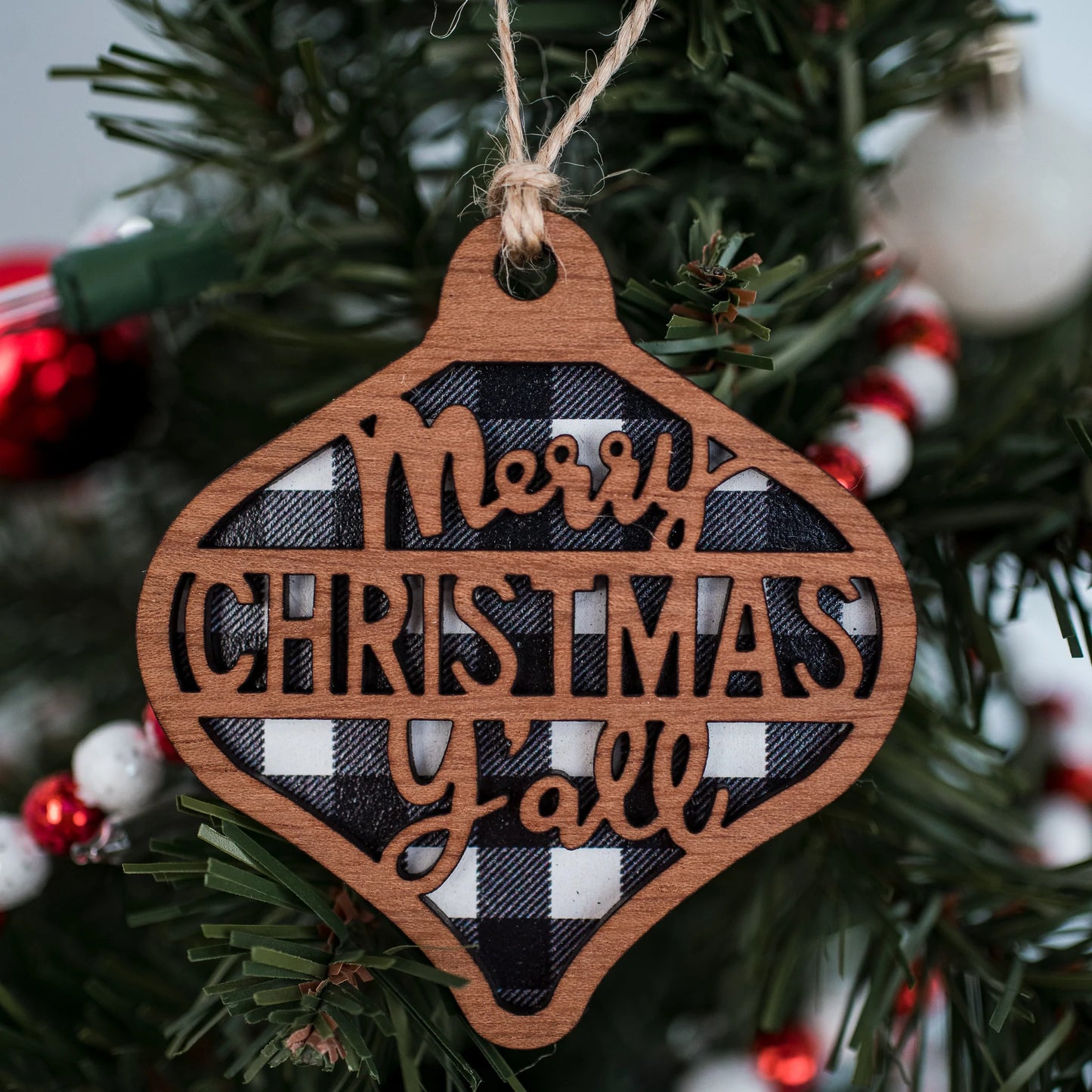 Merry Christmas Y'all Ornament