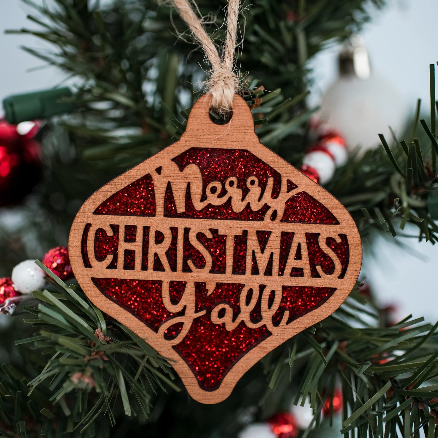 Merry Christmas Y'all Ornament