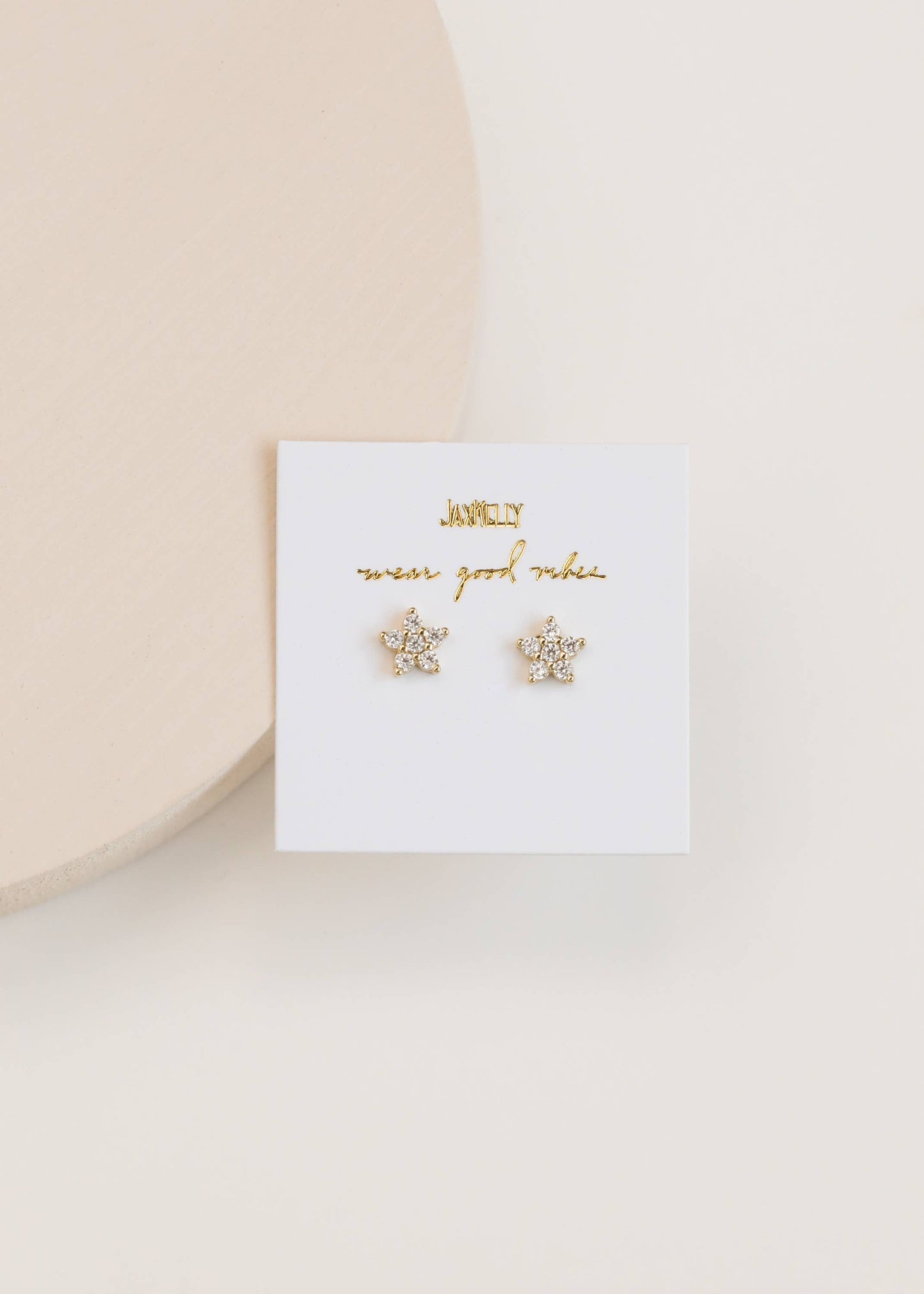 Pavé Stud - Flower - Earring