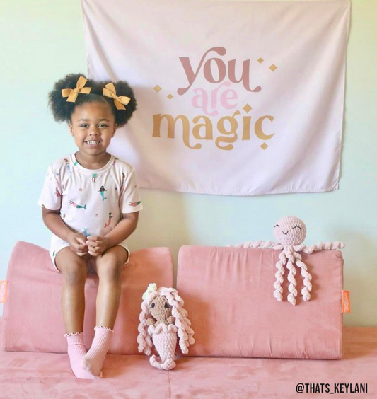 You Are Magic Banner - Girls Room Wall Hanging 36x26