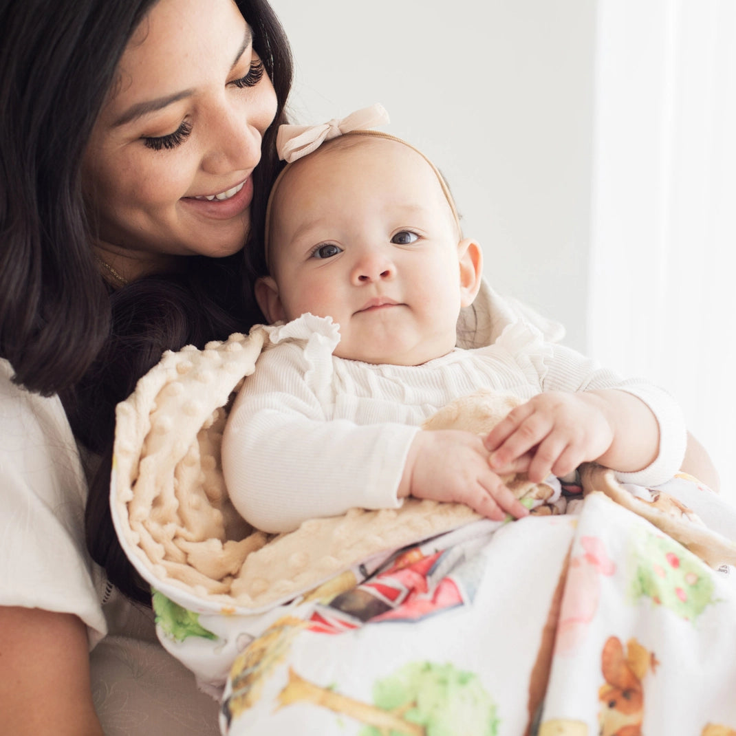 Baby & Toddler Minky Blanket - Farm Animals