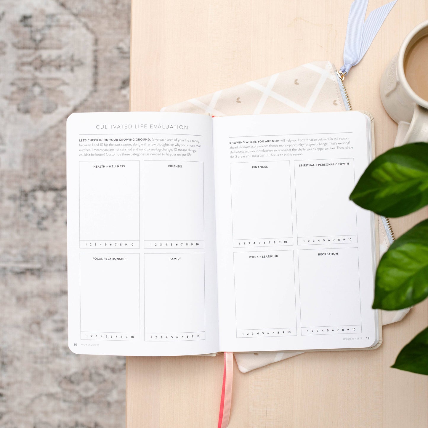 90-Day PowerSheets® Goal Planner | Natural Linen