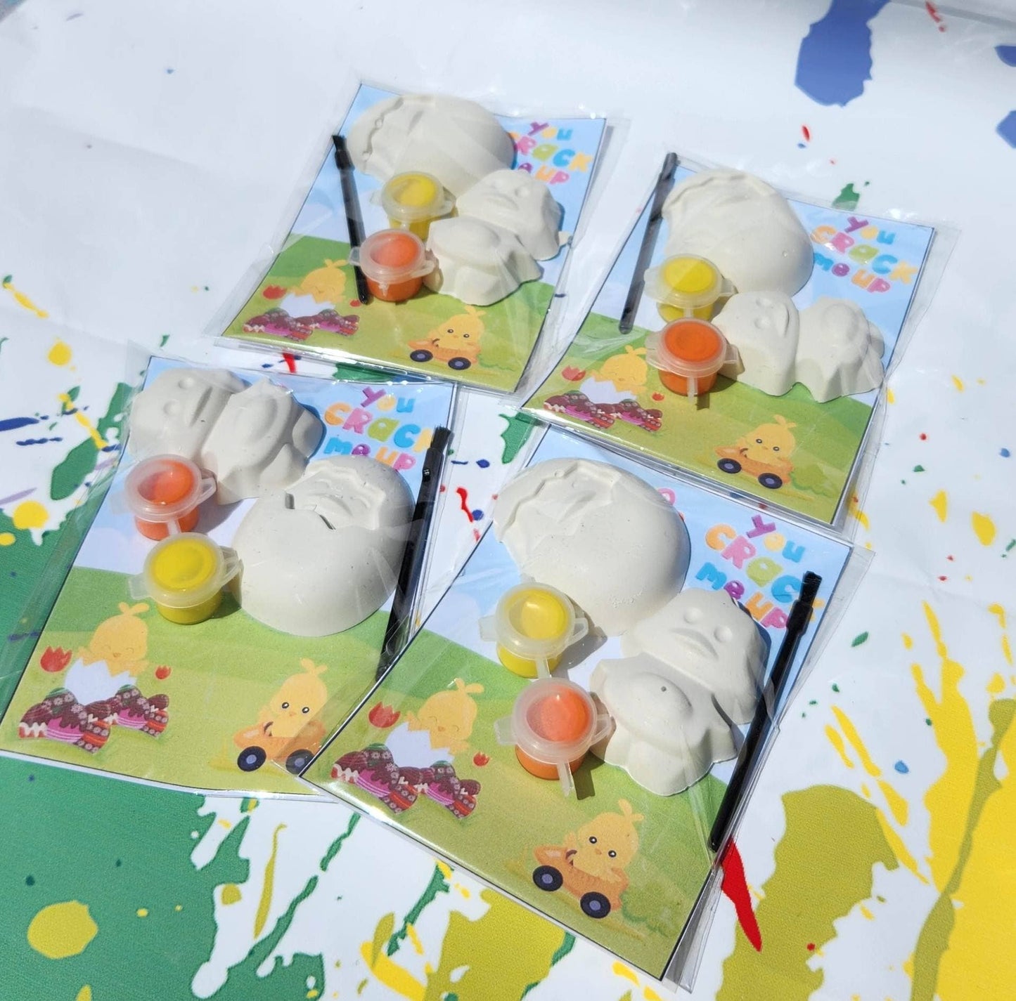 Easter Chick Paint Your Own Kit , Easter Basket set of 1