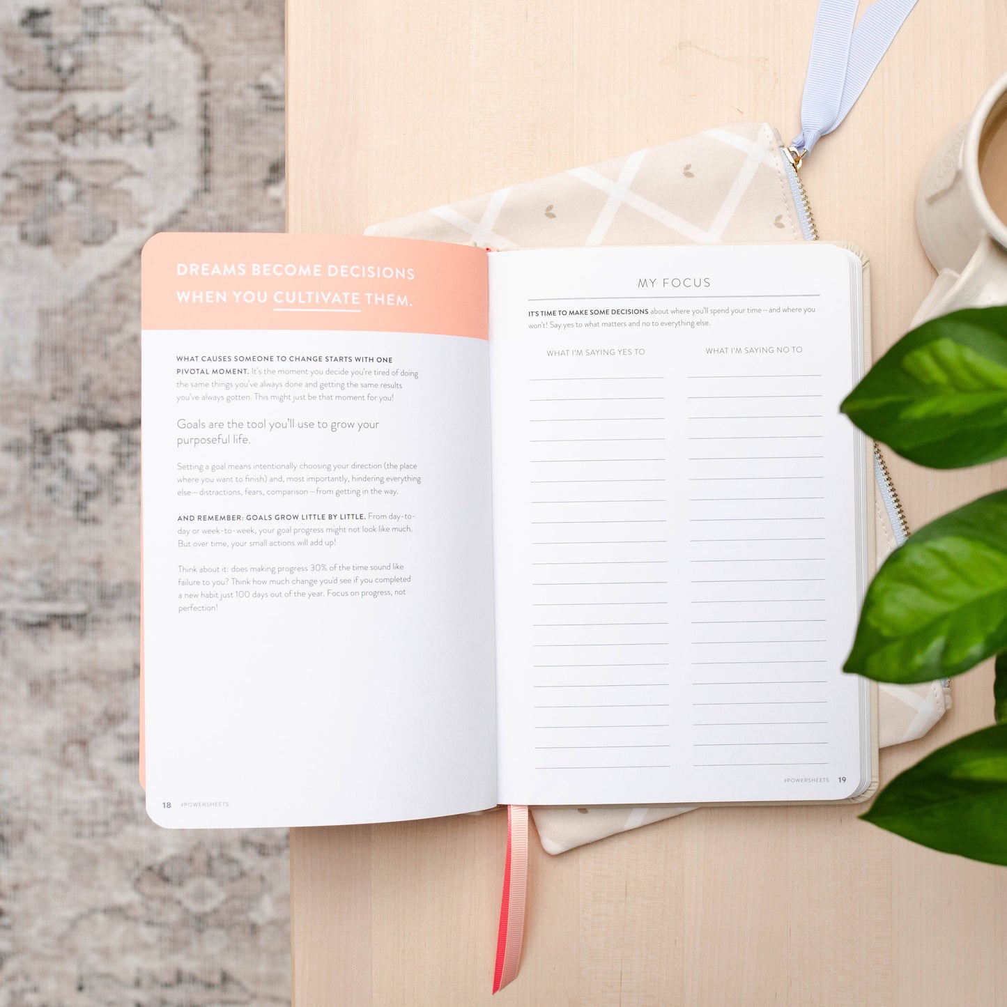 90-Day PowerSheets® Goal Planner | Natural Linen