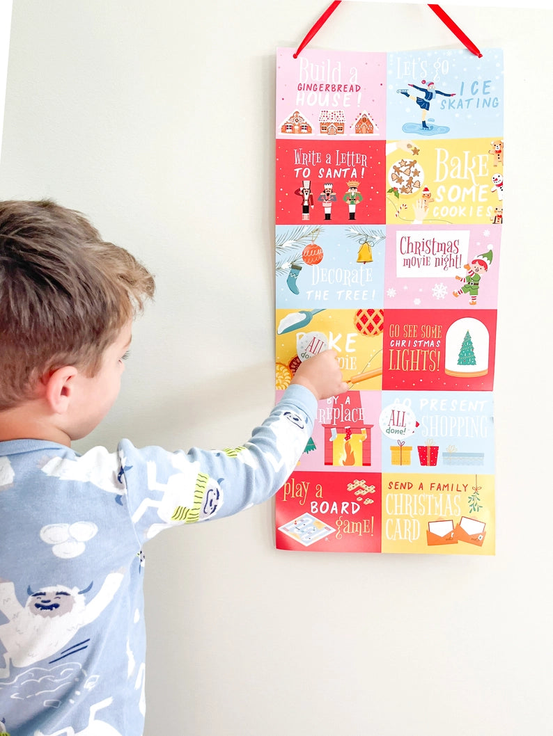 Christmas Countdown Hanging Activity Chart