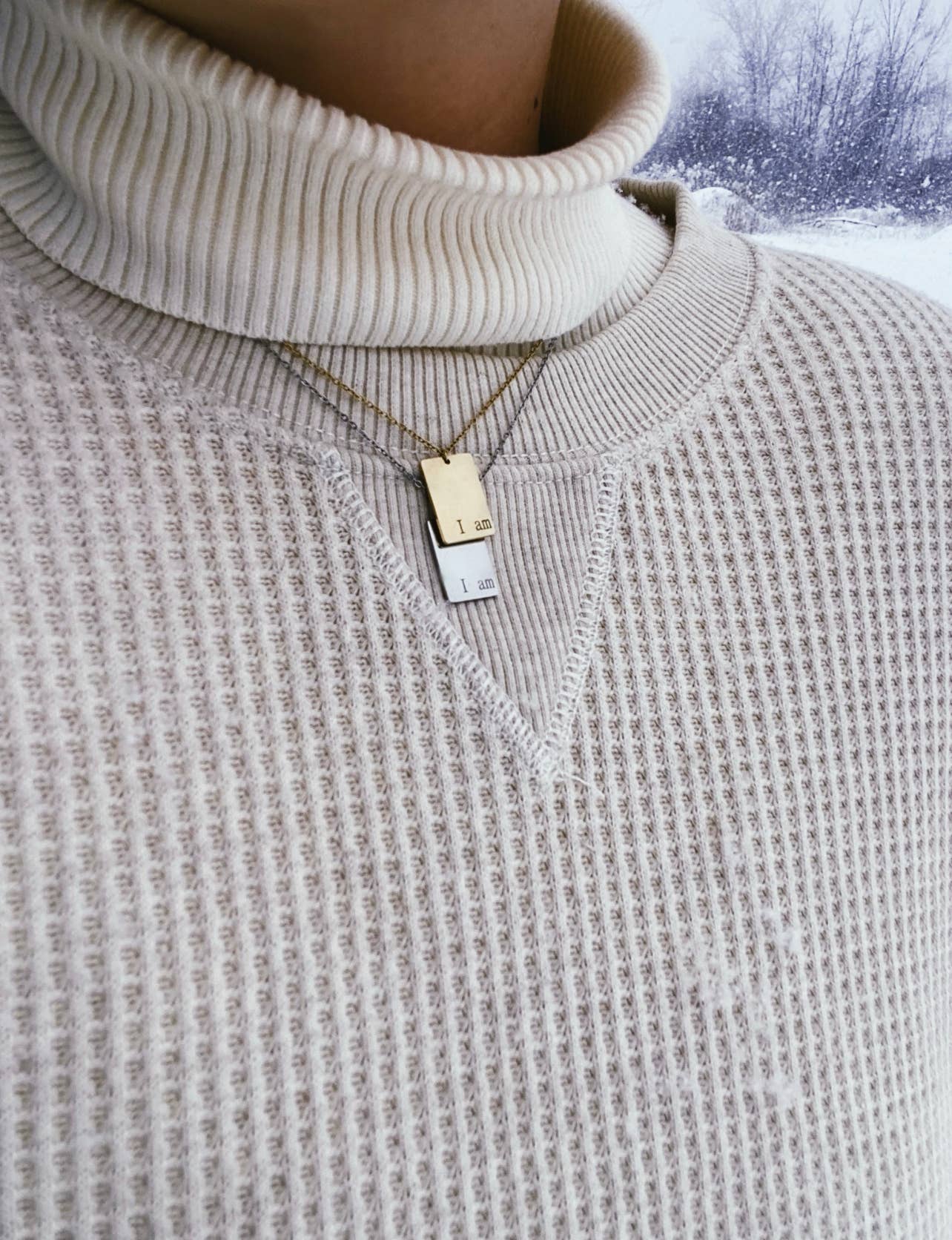 'I Am' Affirmation Minimalist Necklace