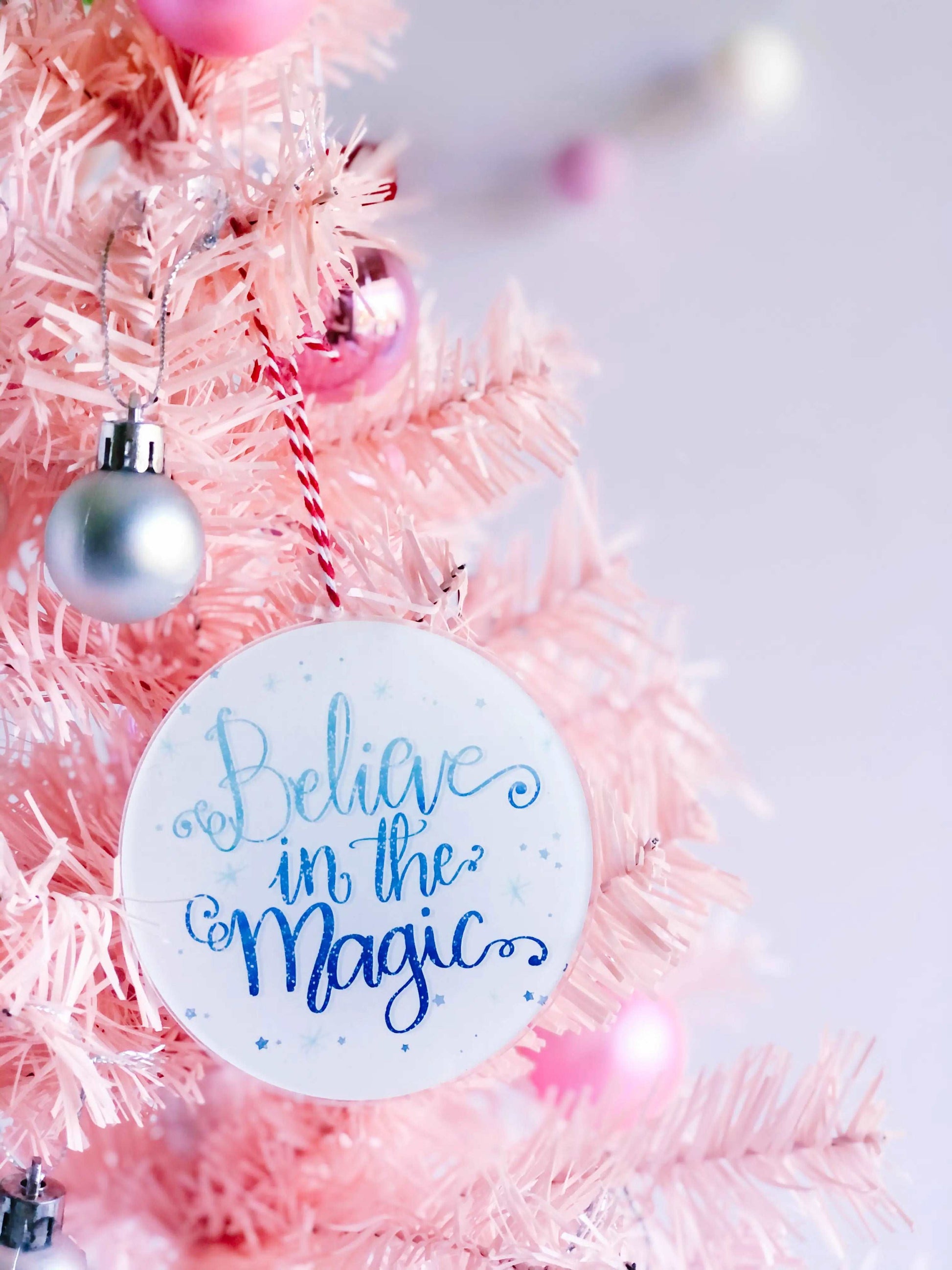 Believe in the Magic Christmas Ornament