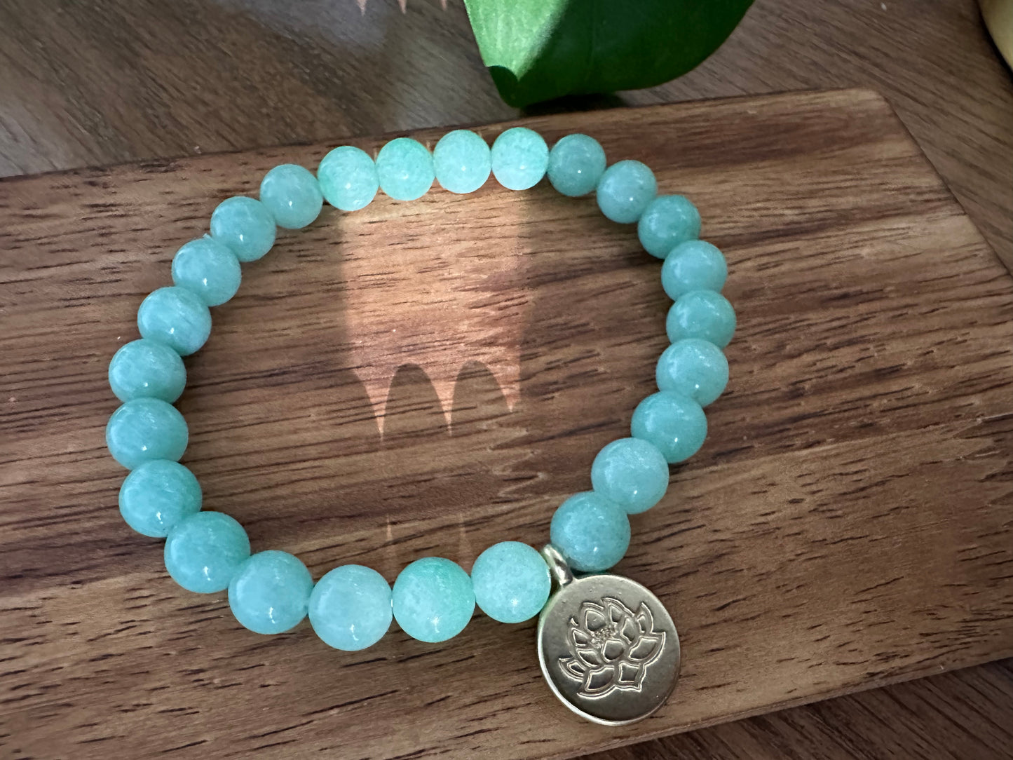 Teal Blue Agate bracelet