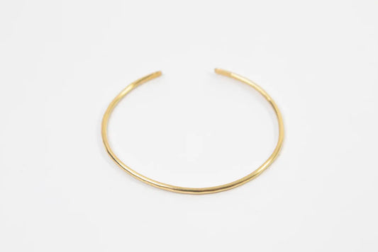 Hammered Brass Bangle