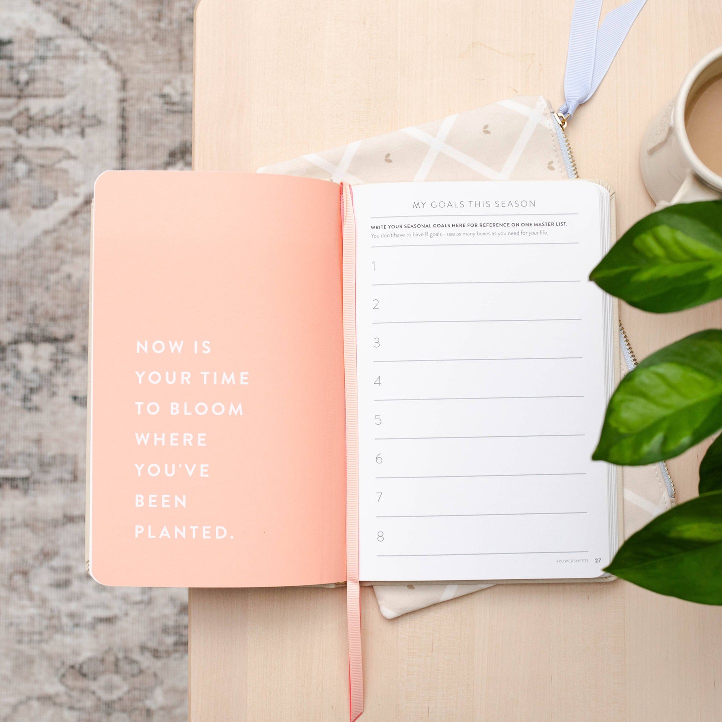 90-Day PowerSheets® Goal Planner | Natural Linen